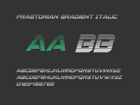 Praetorian Gradient Italic