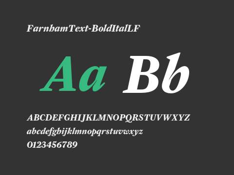 FarnhamText-BoldItalLF