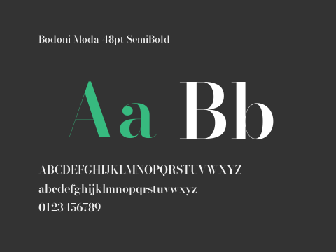 Bodoni Moda 48pt SemiBold