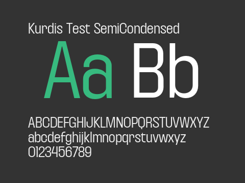 Kurdis Test SemiCondensed