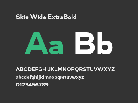 Skie Wide ExtraBold