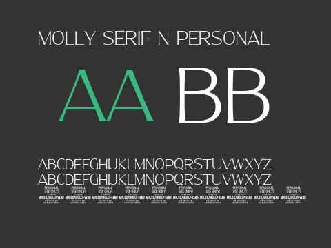 Molly Serif N PERSONAL