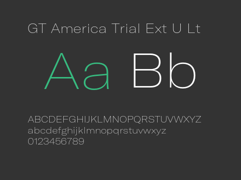 GT America Trial Ext U Lt