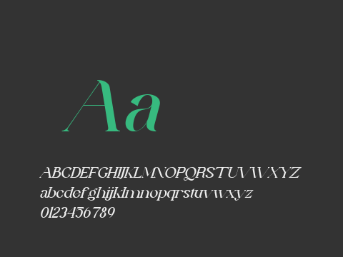 Margareth Rosinante Italic