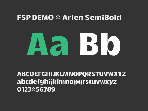 FSP DEMO - Arlen SemiBold