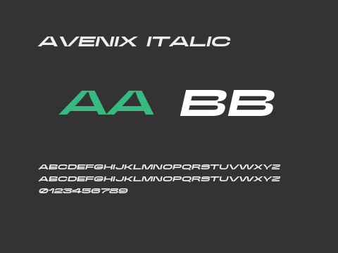 Avenix Italic