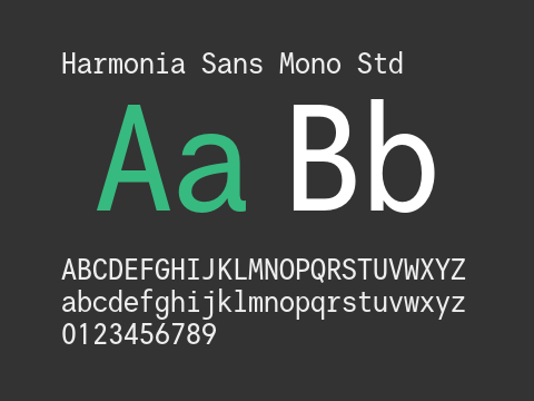 Harmonia Sans Mono Std