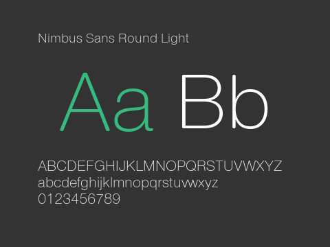 Nimbus Sans Round Light