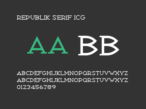 Republik Serif ICG