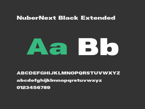 NuberNext Black Extended