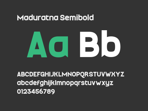 Maduratna Semibold