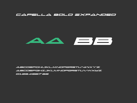 Capella Bold Expanded