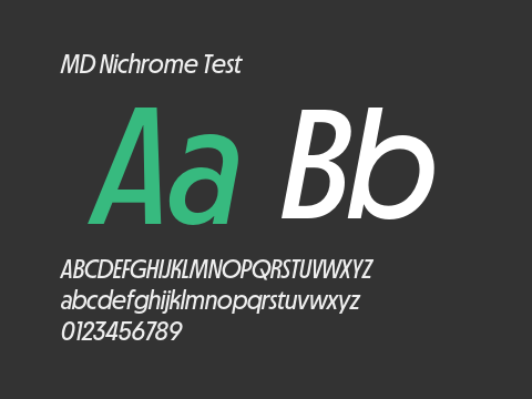 MD Nichrome Test