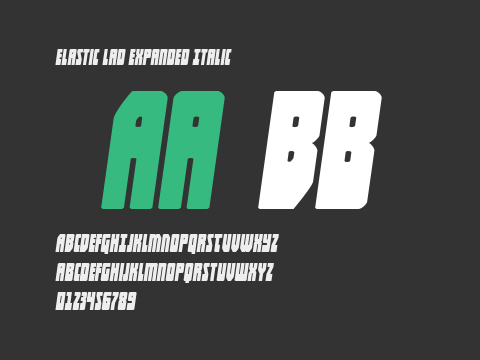 Elastic Lad Expanded Italic