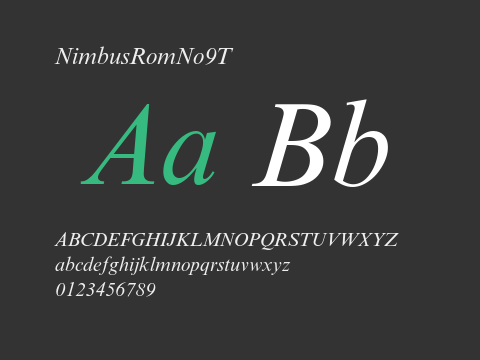 NimbusRomNo9T