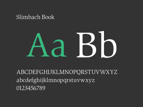 Slimbach Book