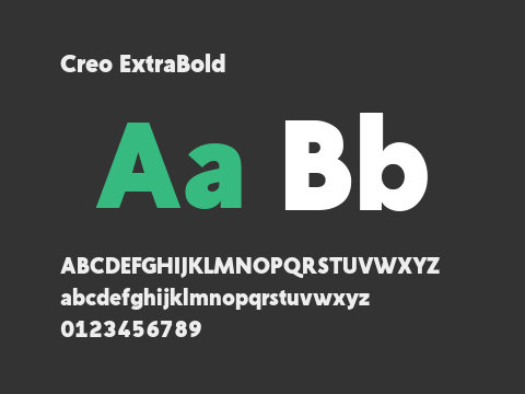 Creo ExtraBold