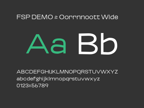 FSP DEMO - Oorrnnoott Wide