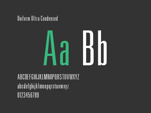 Uniform Ultra Condensed