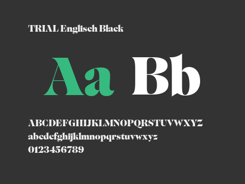 TRIAL Englisch Black