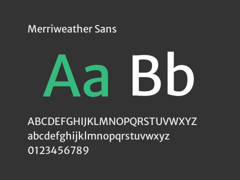 Merriweather Sans