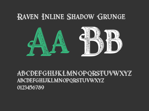 Raven Inline Shadow Grunge