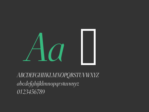 Amstelvar Italic opsz-84