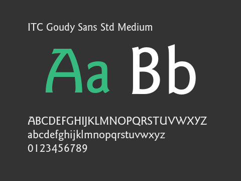 ITC Goudy Sans Std Medium