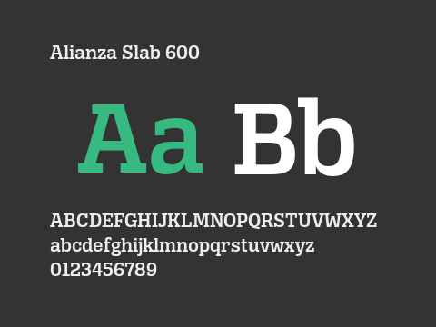 Alianza Slab 600