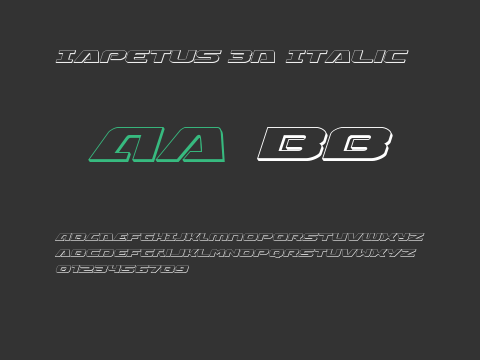 Iapetus 3D Italic