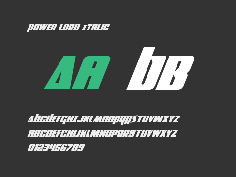 Power Lord Italic