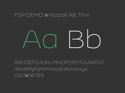 FSP DEMO - Nizzoli Alt Thin