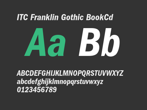 ITC Franklin Gothic BookCd