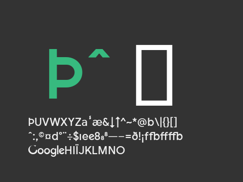 GoogleUnicode