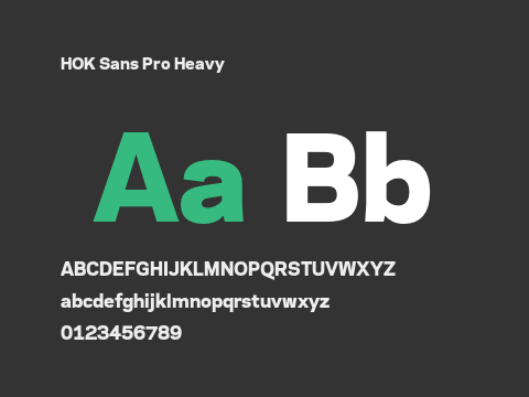 HOK Sans Pro Heavy