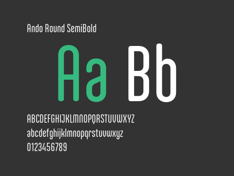 Ando Round SemiBold