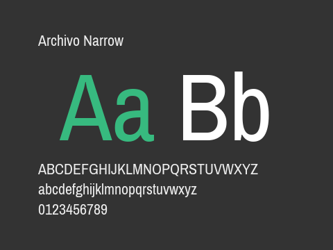 Archivo Narrow