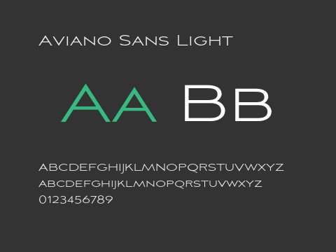 Aviano Sans Light