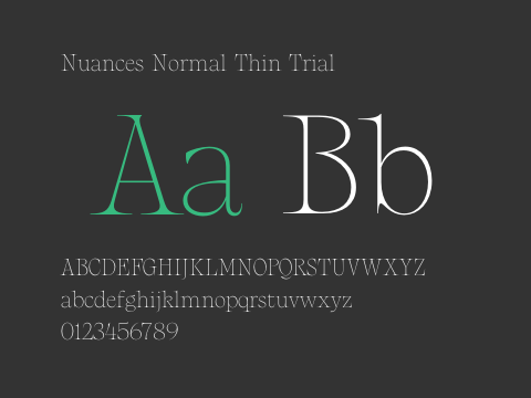 Nuances Normal Thin Trial