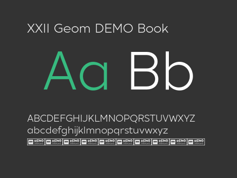 XXII Geom DEMO Book