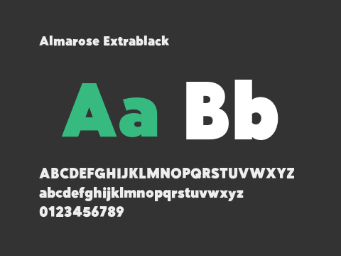 Almarose Extrablack