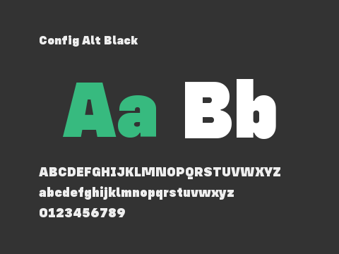 Config Alt Black