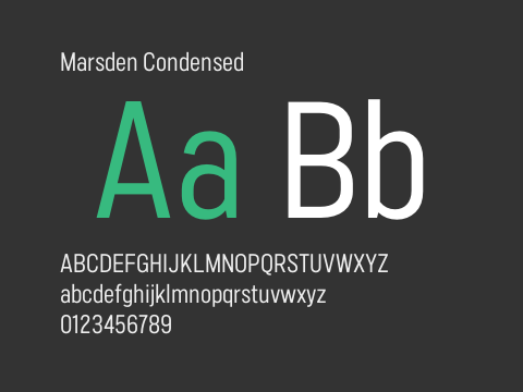 Marsden Condensed