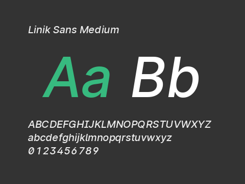 Linik Sans Medium