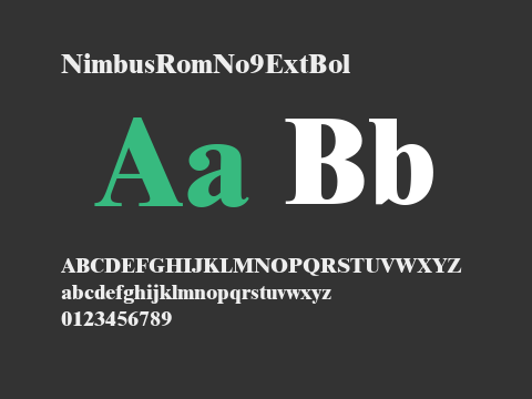 NimbusRomNo9ExtBol