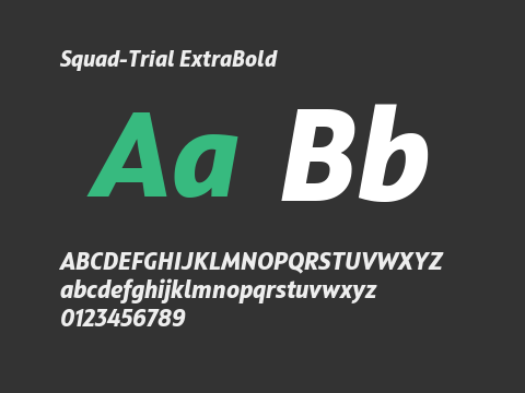 Squad-Trial ExtraBold