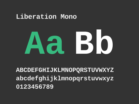 Liberation Mono