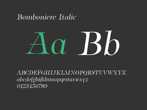 Bomboniere Italic