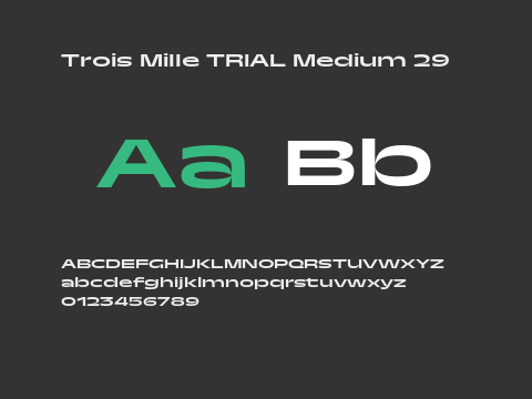 Trois Mille TRIAL Medium 29