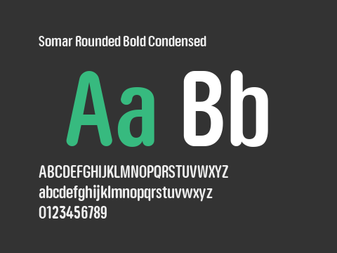 Somar Rounded Bold Condensed